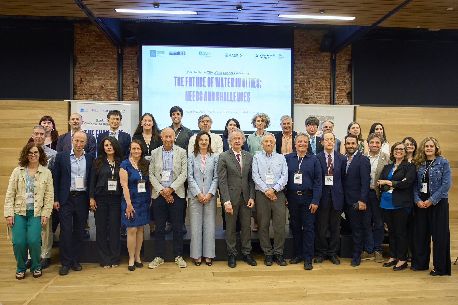 Participants at the Water and Cities Workshop in Madrid